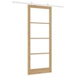 Casa si Gradina - Constructii - Usi interior, exterior si garaj - Usi interior - Set usa glisanta  cu hardware 93x232 cm Lemn masiv de pin - Infinity.ro