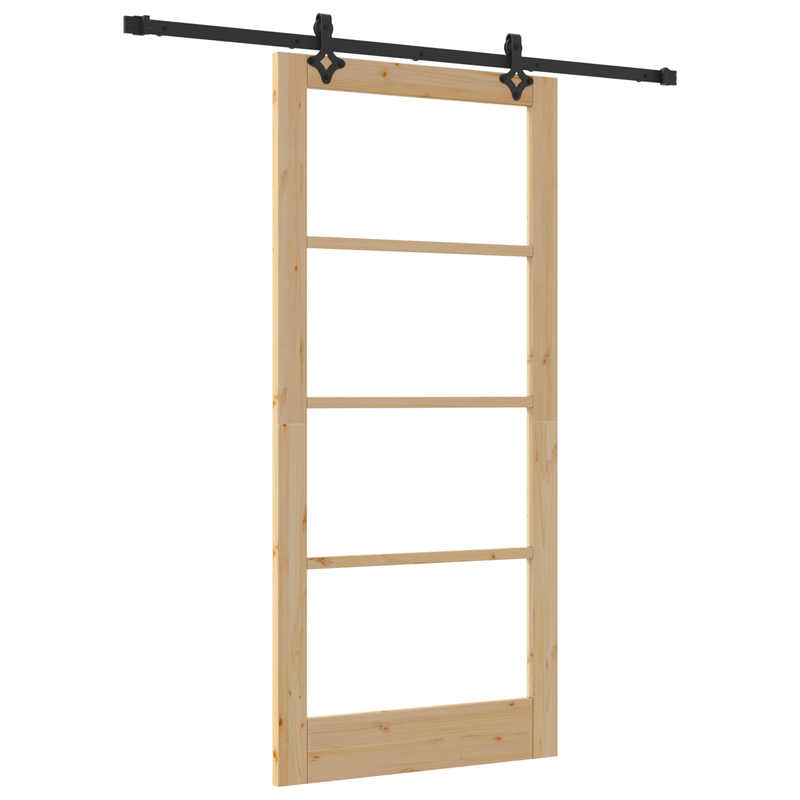 Casa si Gradina - Constructii - Usi interior, exterior si garaj - Usi interior - Usa Glisanta  cu Set Hardware 'ORKDAL'Lemn Masiv & Sticla - Infinity.ro