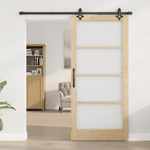 Casa si Gradina - Constructii - Usi interior, exterior si garaj - Usi interior - Usa Glisanta  cu Set Hardware 'ORKDAL'Lemn Masiv & Sticla - Infinity.ro
