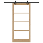 Casa si Gradina - Constructii - Usi interior, exterior si garaj - Usi interior - Usa Glisanta  cu Set Hardware 'ORKDAL'Lemn Masiv & Sticla - Infinity.ro
