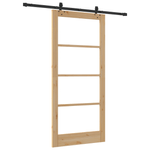 Casa si Gradina - Constructii - Usi interior, exterior si garaj - Usi interior - Usa Glisanta  cu Set Hardware 'ORKDAL'Lemn Masiv & Sticla - Infinity.ro