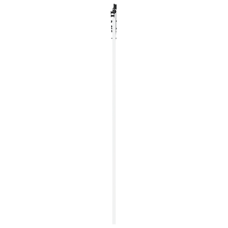 Casa si Gradina - Constructii - Usi interior, exterior si garaj - Usi interior - Usa glisanta  cu hardware alb 93x232 cm din lemn solid de pin - Infinity.ro