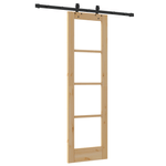 Casa si Gradina - Constructii - Usi interior, exterior si garaj - Usi interior - Usa glisanta  cu set de accesorii 61x198.5 cm Lemn masiv de pin - Infinity.ro
