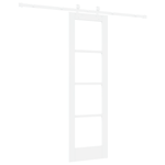 Casa si Gradina - Constructii - Usi interior, exterior si garaj - Usi interior - Usa glisanta  cu hardware Alb 61x198.5 cm Lemn masiv de pin - Infinity.ro