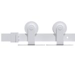 Casa si Gradina - Constructii - Usi interior, exterior si garaj - Usi interior - Usa glisanta  cu set de accesorii 'ORKDAL'Lemn masiv & Sticla - Infinity.ro