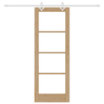 Casa si Gradina - Constructii - Usi interior, exterior si garaj - Usi interior - Usa Glisanta  cu Set de Accesorii 73.5x198.5 cm Lemn Masiv Pin - Infinity.ro