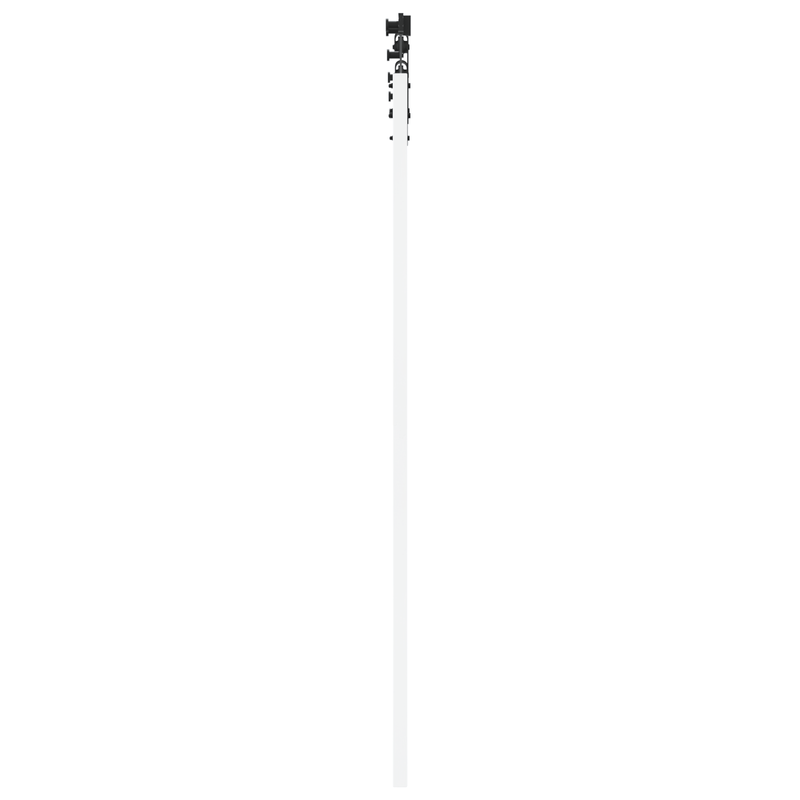 Casa si Gradina - Constructii - Usi interior, exterior si garaj - Usi interior - Set usa glisanta  cu accesorii Alb 61x198.5 cm Lemn masiv de pin - Infinity.ro