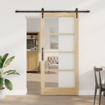 Casa si Gradina - Constructii - Usi interior, exterior si garaj - Usi interior - Usa Glisanta  cu Set de Usi 93x202 cm Lemn Masiv Pin - Infinity.ro