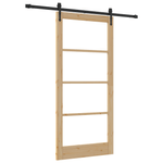 Casa si Gradina - Constructii - Usi interior, exterior si garaj - Usi interior - Usa Glisanta  cu Set de Usi 93x202 cm Lemn Masiv Pin - Infinity.ro
