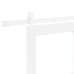 Casa si Gradina - Constructii - Usi interior, exterior si garaj - Usi interior - Usa glisanta  cu set de accesorii Alb 93x232 cm Lemn masiv de pin - Infinity.ro