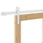Casa si Gradina - Constructii - Usi interior, exterior si garaj - Usi interior - Set usa glisanta  cu accesorii 61x198.5 cm Lemn masiv de pin - Infinity.ro