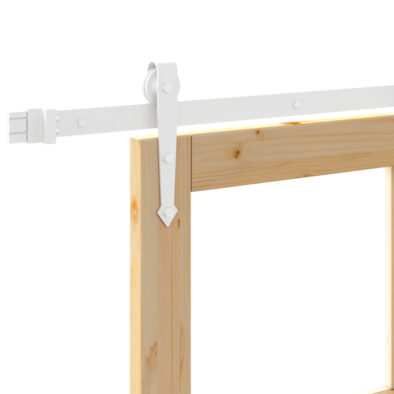 Casa si Gradina - Constructii - Usi interior, exterior si garaj - Usi interior - Set usa glisanta  cu accesorii 61x198.5 cm Lemn masiv de pin - Infinity.ro