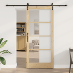 Casa si Gradina - Constructii - Usi interior, exterior si garaj - Usi interior - Usa glisanta  cu set de accesorii 'ORKDAL'93x211 cm - Infinity.ro