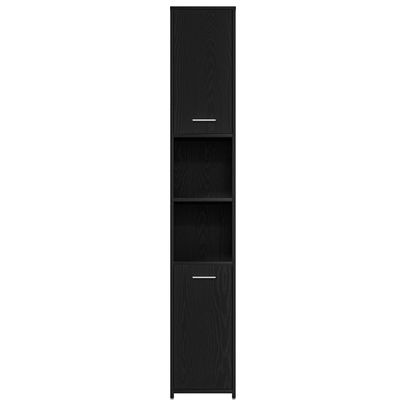 Casa si Gradina - Mobilier - Seturi de mobilier - Seturi baie - Set Mobilier pentru Baie 3 Piese Stejar Negru Lemn Prelucrat - Infinity.ro