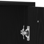 Casa si Gradina - Mobilier - Seturi de mobilier - Seturi baie - Set Mobilier pentru Baie 3 Piese Stejar Negru Lemn Prelucrat - Infinity.ro
