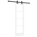 Casa si Gradina - Constructii - Usi interior, exterior si garaj - Usi interior - Usa glisanta  cu set de hardware Alb 61x198.5 cm Lemn solid de pin - Infinity.ro