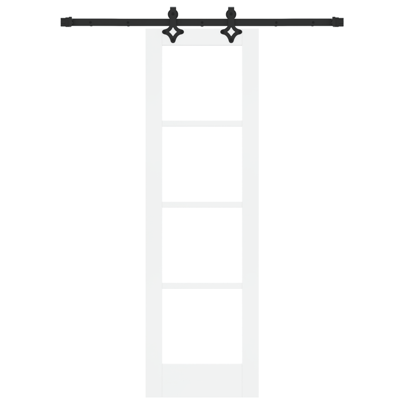 Casa si Gradina - Constructii - Usi interior, exterior si garaj - Usi interior - Usa glisanta  cu set de hardware Alb 61x198.5 cm Lemn solid de pin - Infinity.ro