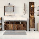 Casa si Gradina - Mobilier - Mobilier baie - Comode baie - Dulap pentru Chiuveta cu Lavoar Incorporat - Finisaj Lemn Vechi - Infinity.ro