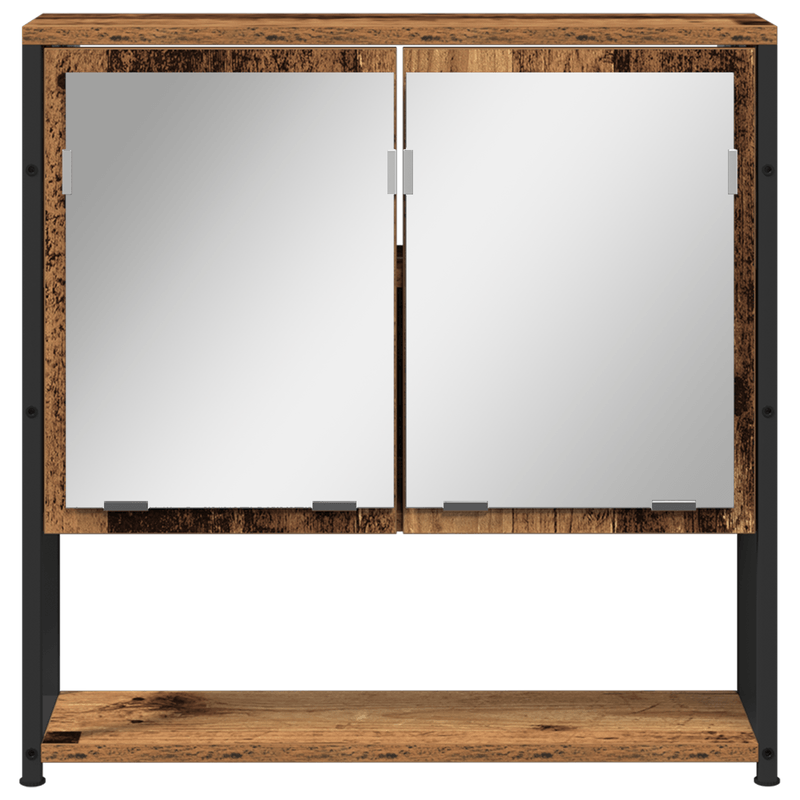 Casa si Gradina - Mobilier - Mobilier baie - Comode baie - Dulap pentru Chiuveta cu Lavoar Incorporat - Finisaj Lemn Vechi - Infinity.ro