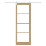 Casa si Gradina - Constructii - Usi interior, exterior si garaj - Usi interior - Usa Glisanta cu Set de Hardware 83x232 cm Lemn Masiv Pin - Infinity.ro