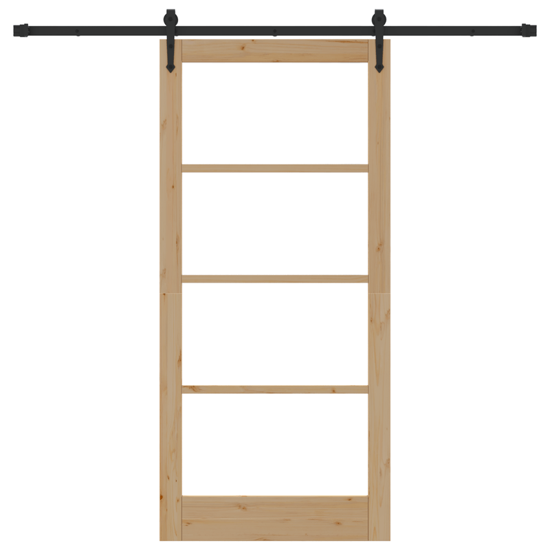 Casa si Gradina - Constructii - Usi interior, exterior si garaj - Usi interior - Usa glisanta cu set de accesorii 'ORKDAL'93x202 cm - Infinity.ro