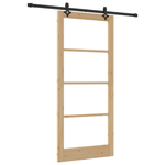 Casa si Gradina - Constructii - Usi interior, exterior si garaj - Usi interior - Usa glisanta  cu set hardware 'ORKDAL'din lemn masiv si sticla - Infinity.ro