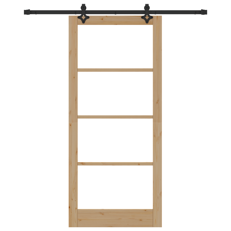 Casa si Gradina - Constructii - Usi interior, exterior si garaj - Usi interior - Usa glisanta  cu set hardware 'ORKDAL'din lemn masiv si sticla - Infinity.ro
