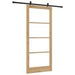 Casa si Gradina - Constructii - Usi interior, exterior si garaj - Usi interior - Usa glisanta  cu set hardware 'ORKDAL'din lemn masiv si sticla - Infinity.ro