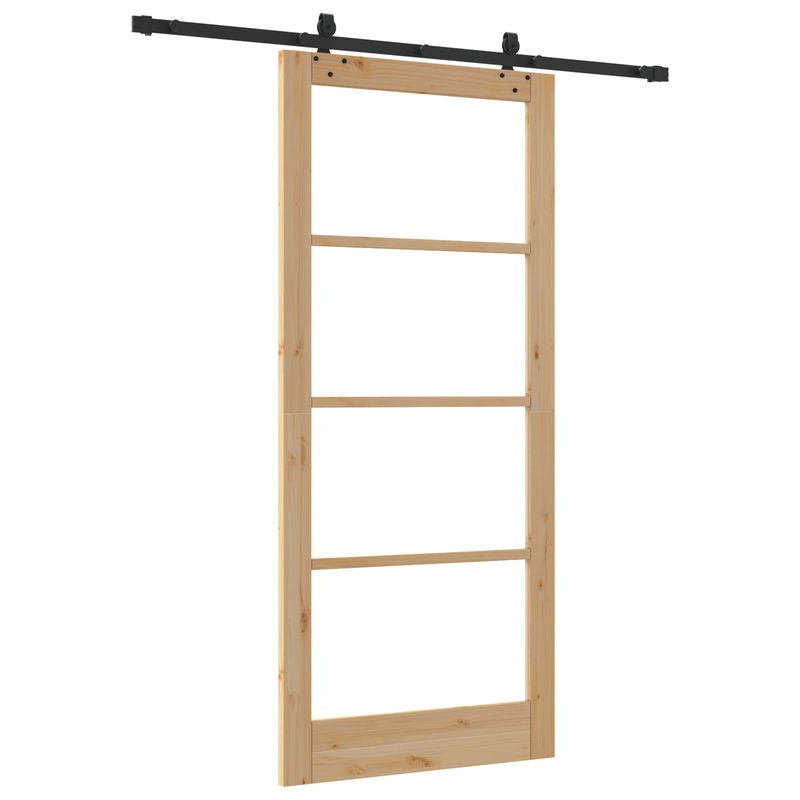 Casa si Gradina - Constructii - Usi interior, exterior si garaj - Usi interior - Usa glisanta  cu set hardware 'ORKDAL'din lemn masiv si sticla - Infinity.ro
