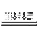Casa si Gradina - Constructii - Usi interior, exterior si garaj - Usi interior - Usa glisanta  cu set hardware 'ORKDAL'din lemn masiv si sticla - Infinity.ro