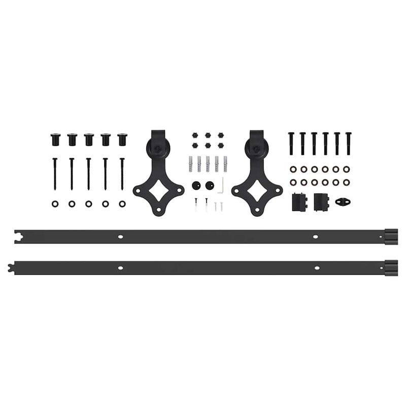 Casa si Gradina - Constructii - Usi interior, exterior si garaj - Usi interior - Usa glisanta  cu set hardware 'ORKDAL'din lemn masiv si sticla - Infinity.ro