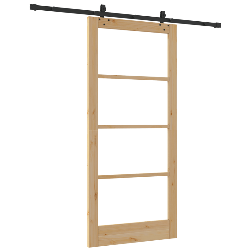 Casa si Gradina - Constructii - Usi interior, exterior si garaj - Usi interior - Usa glisanta  cu set hardware "ORKDAL" din lemn masiv si sticla - Infinity.ro
