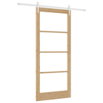 Casa si Gradina - Constructii - Usi interior, exterior si garaj - Usi interior - Usa glisanta  cu set hardware 93x211 cm lemn masiv pin - Infinity.ro