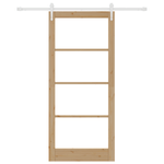 Casa si Gradina - Constructii - Usi interior, exterior si garaj - Usi interior - Usa glisanta  cu set hardware 93x211 cm lemn masiv pin - Infinity.ro