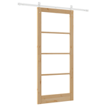 Casa si Gradina - Constructii - Usi interior, exterior si garaj - Usi interior - Usa glisanta  cu set hardware 93x211 cm lemn masiv pin - Infinity.ro