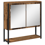 Casa si Gradina - Mobilier - Mobilier baie - Comode baie - Dulap pentru chiuveta de baie cu bazin incorporat din lemn vechi, lemn prelucrat - Infinity.ro