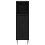 Casa si Gradina - Mobilier - Seturi de mobilier - Seturi baie - Set mobilier baie  3 piese stejar negru lemn prelucrat - Infinity.ro