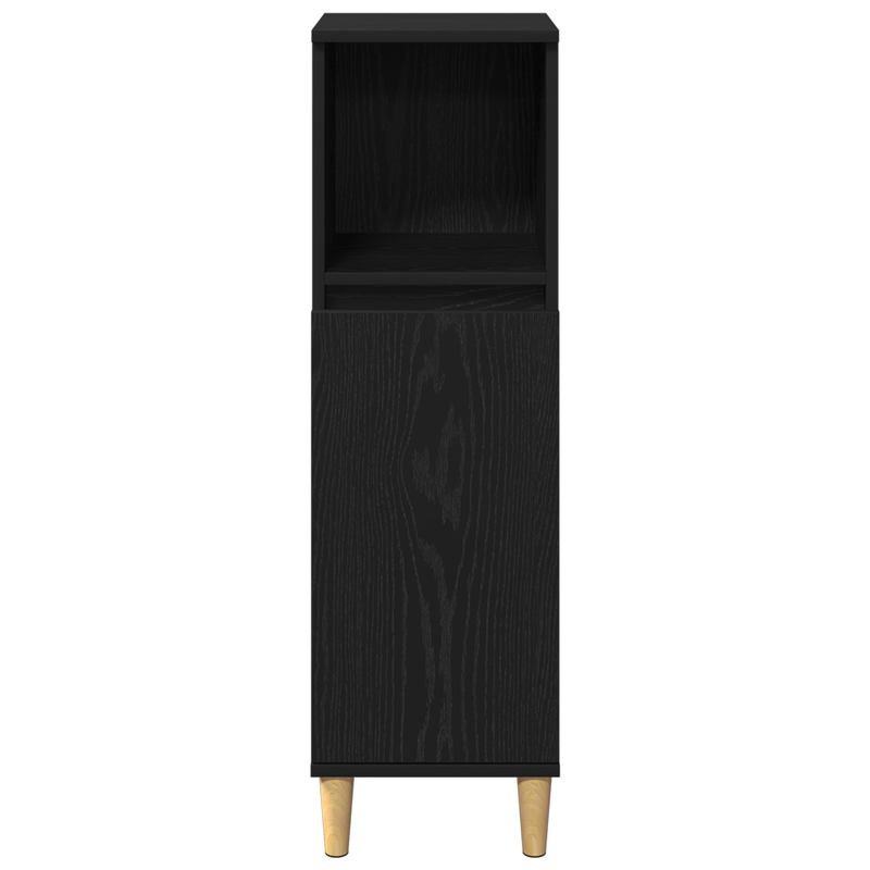 Casa si Gradina - Mobilier - Seturi de mobilier - Seturi baie - Set mobilier baie  3 piese stejar negru lemn prelucrat - Infinity.ro