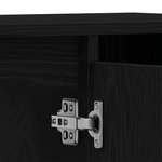 Casa si Gradina - Mobilier - Seturi de mobilier - Seturi baie - Set mobilier baie  3 piese stejar negru lemn prelucrat - Infinity.ro