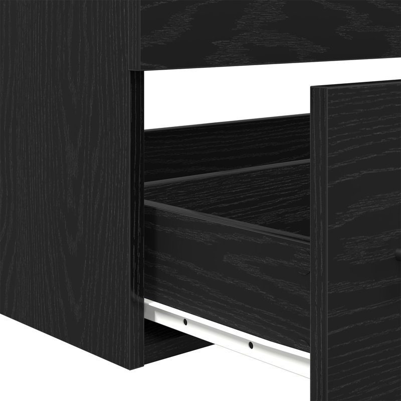 Casa si Gradina - Mobilier - Mobilier baie - Comode baie - Cabinet Chiuveta Baie cu bazin integrat Stejar Negru Lemn Prelucrat - Infinity.ro