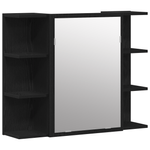 Casa si Gradina - Mobilier - Seturi de mobilier - Seturi baie - Set de mobila pentru baie 3 piese din lemn ingineresc stejar negru - Infinity.ro