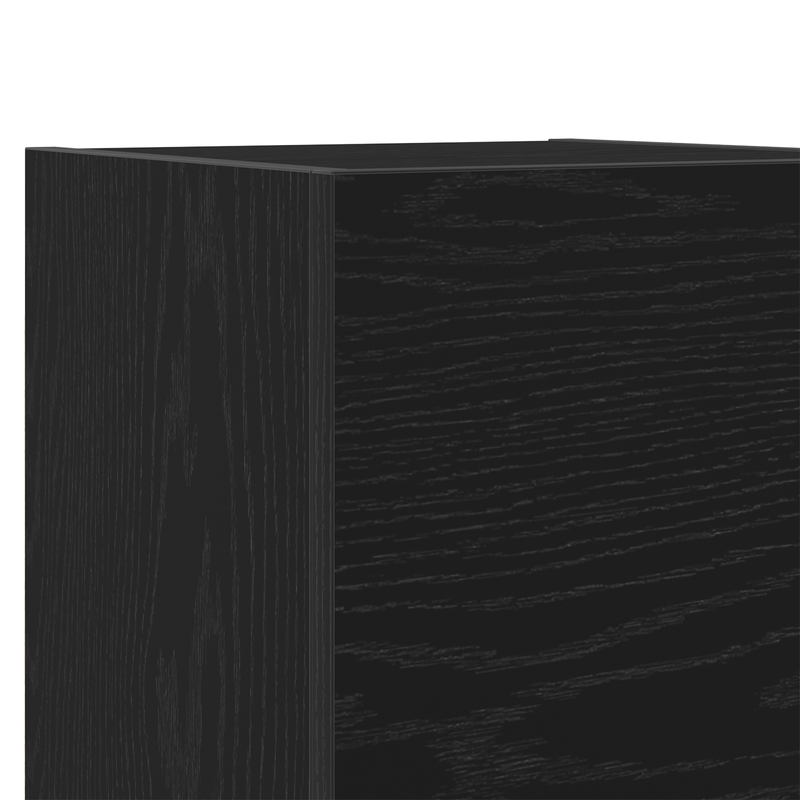 Casa si Gradina - Mobilier - Seturi de mobilier - Seturi living - Set dulap TV, 4 piese, stejar negru, lemn prelucrat - Infinity.ro