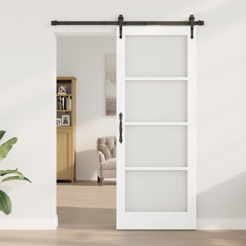 Casa si Gradina - Constructii - Usi interior, exterior si garaj - Usi interior - Usa glisanta  cu set de accesorii "ORKDAL" Alb 83x211 cm - Infinity.ro