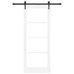 Casa si Gradina - Constructii - Usi interior, exterior si garaj - Usi interior - Usa glisanta  cu set de accesorii "ORKDAL" Alb 83x211 cm - Infinity.ro