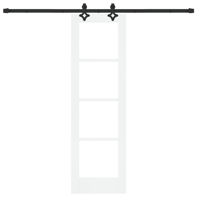 Casa si Gradina - Constructii - Usi interior, exterior si garaj - Usi interior - Usa glisanta  cu set de hardware Alb 61x198.5 cm Lemn masiv Pin - Infinity.ro