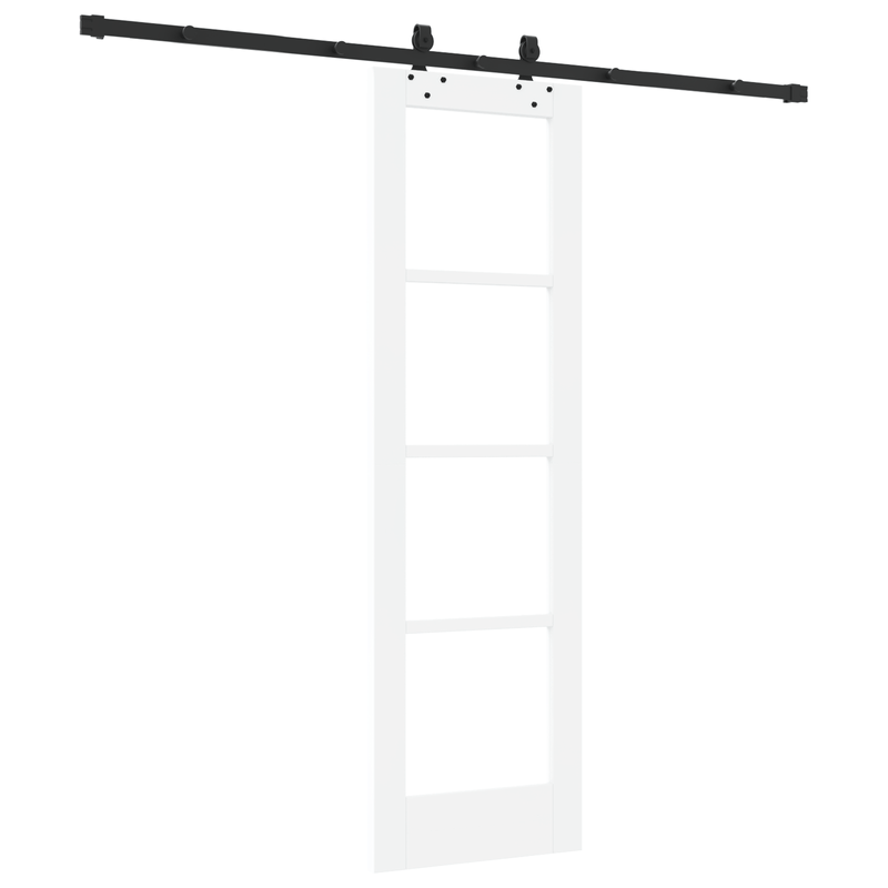 Casa si Gradina - Constructii - Usi interior, exterior si garaj - Usi interior - Usa glisanta  cu set de hardware Alb 61x198.5 cm Lemn masiv Pin - Infinity.ro