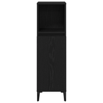 Casa si Gradina - Mobilier - Seturi de mobilier - Seturi baie - Set de dulapuri pentru baie in 3 piese Negru Stejar Lemn Compus - Infinity.ro
