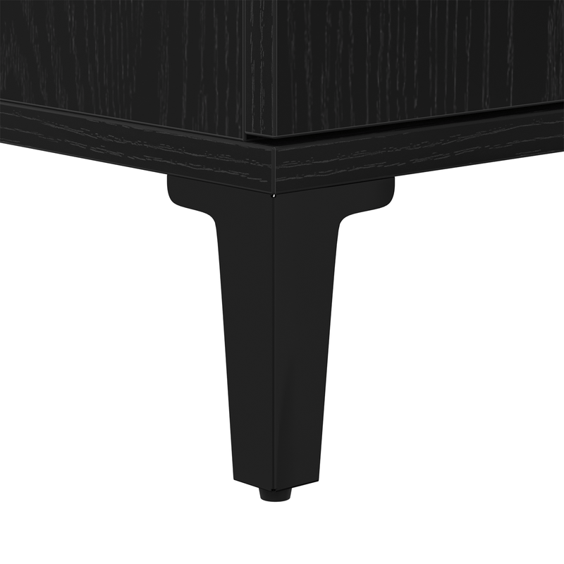 Casa si Gradina - Mobilier - Seturi de mobilier - Seturi baie - Set de dulapuri pentru baie in 3 piese Negru Stejar Lemn Compus - Infinity.ro