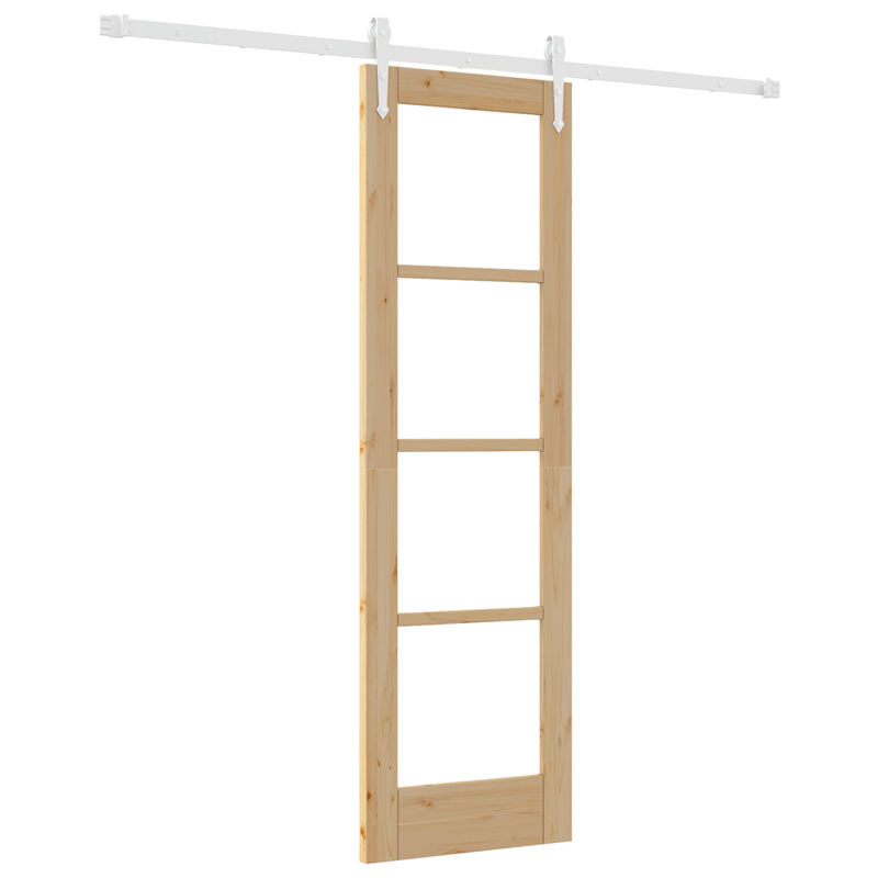Casa si Gradina - Constructii - Usi interior, exterior si garaj - Usi interior - Usa glisanta  cu set hardware 61x198.5 cm din lemn masiv de pin - Infinity.ro