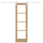 Casa si Gradina - Constructii - Usi interior, exterior si garaj - Usi interior - Usa glisanta  cu set hardware 61x198.5 cm din lemn masiv de pin - Infinity.ro
